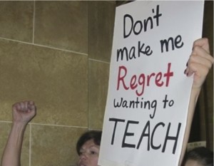 Don't make me regret wanting to teach