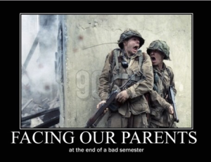 Facing our parents poster